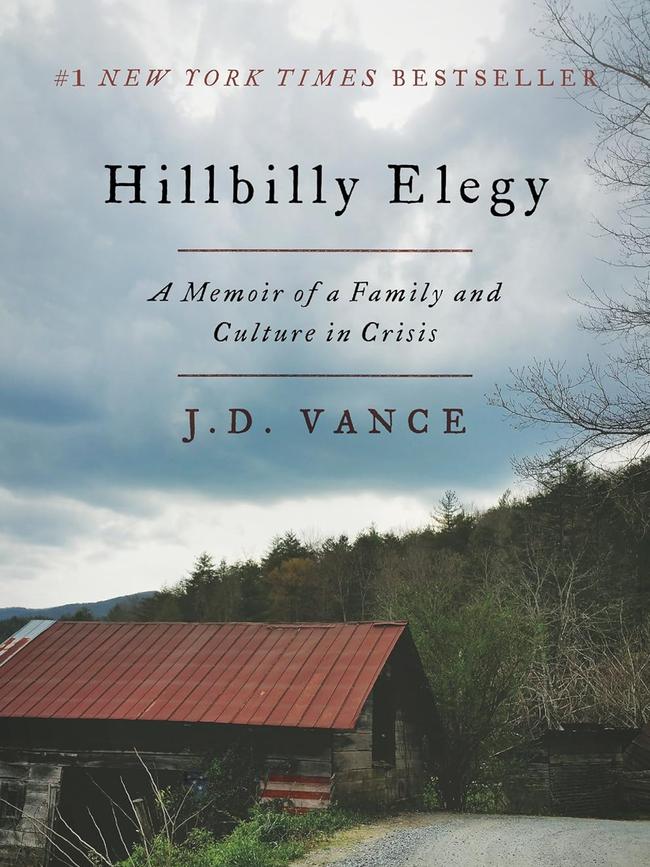 Hillbilly Elegy: A Memoir of a Family and Culture in Crisis Hardcover – by JD Vance.