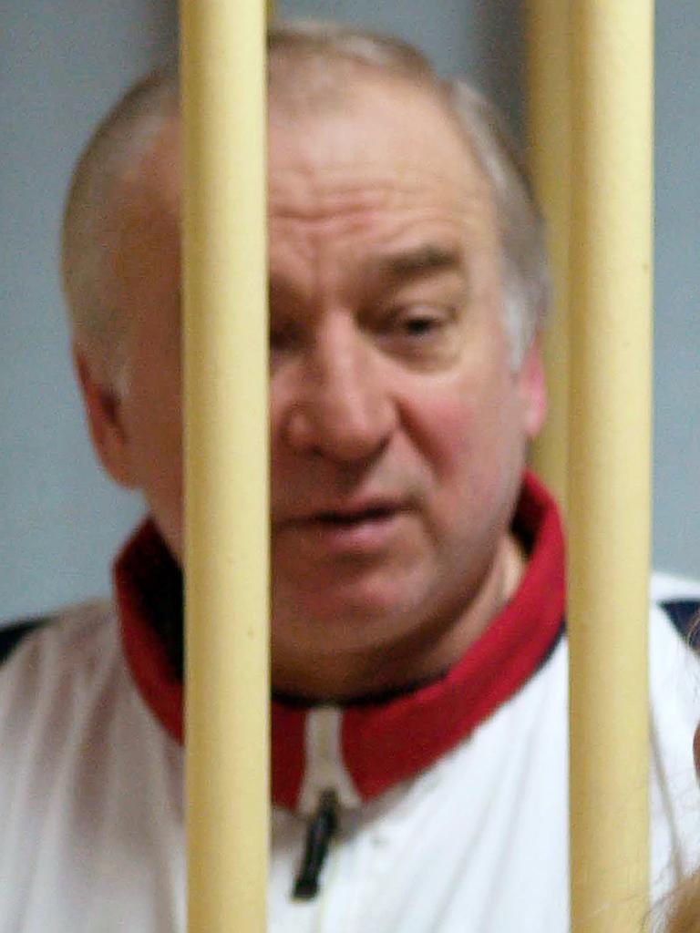 Former Russian military intelligence colonel Sergei Skripal attends a hearing at the Moscow District Military Court in 2006. Picture: AFP/Kommersant Photo/Yuri Senatorov