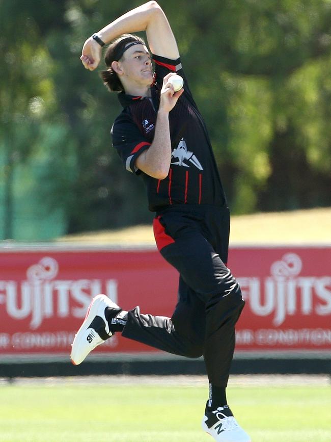 Cameron McClure in action for Essendon. Picture: Hamish Blair