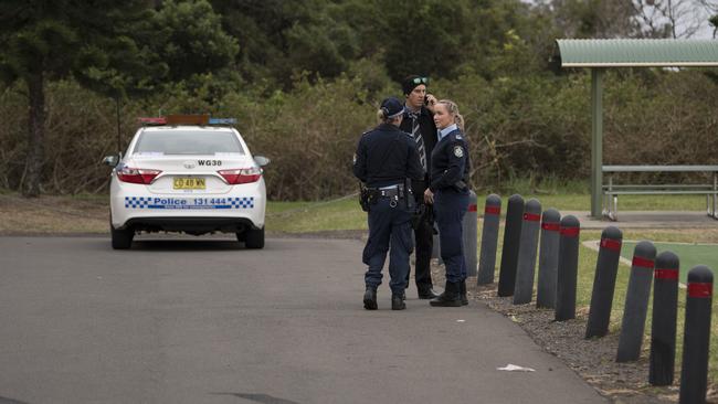 Police arrested Zixi Wang at the Seacliff Bridge near Clifton. Picture: Simon Bullard