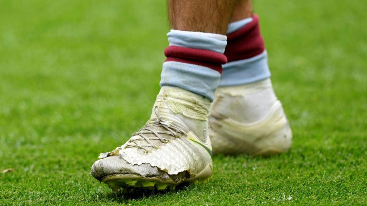 Jack Grealish revealed his wrecked boots are "lucky" following Aston Villa's promotion to the Premier League