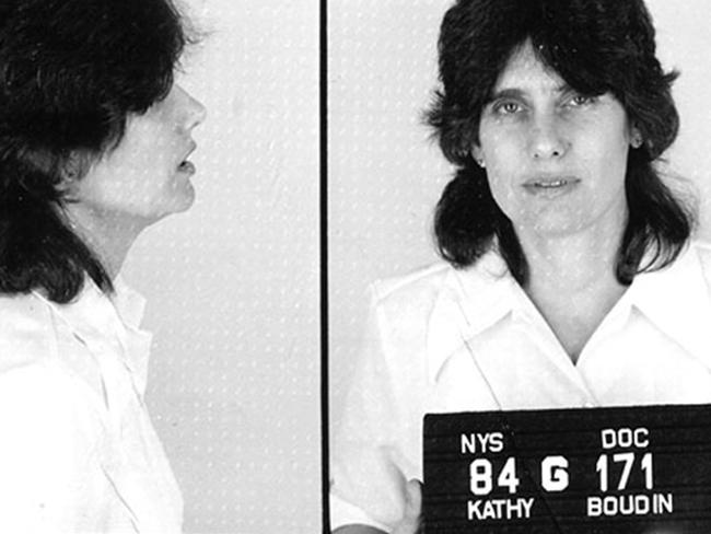 Kathy Boudin, a former member of the radical Weather Underground, mug shot in 1981. (Photo courtesy New York State Department of Correctional Services/Getty Images)