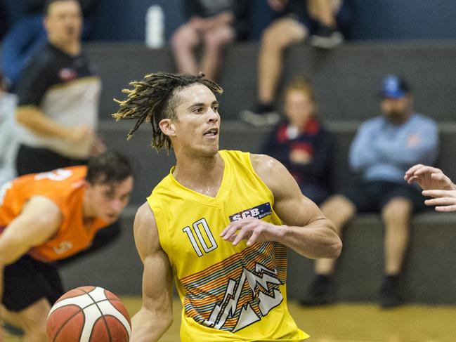 Bailey Nwanevu for Southern Cross Bricklaying Eels. Picture: Kevin Farmer