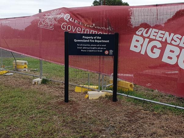 These banners were used to promote the new station for Hervey Bay during Labor's election campaign.