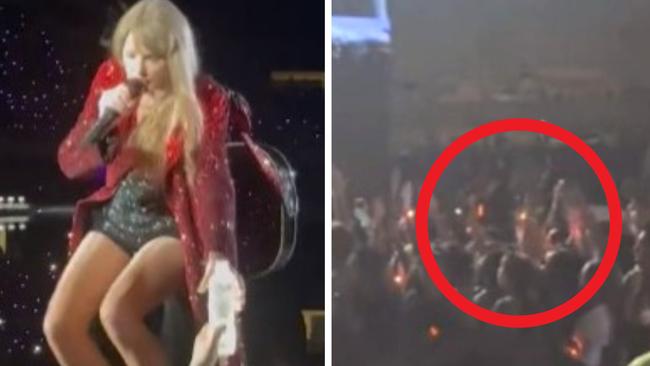 Taylor Swift's Brazilian concert has gone horribly wrong.