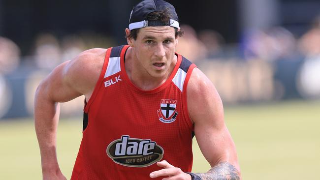 Jake Carlisle has been named for St Kilda’s first JLT Series game. Picture: Wayne Ludbey