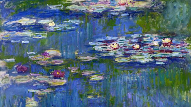 Water Lilies by Claude Monet (1840-1926), oil on canvas, 1916