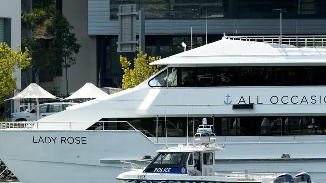 All Occasion cruises 'Lady Rose', moored at the Roads and Maritime Services at Rozelle. Picture: Jonathan Ng