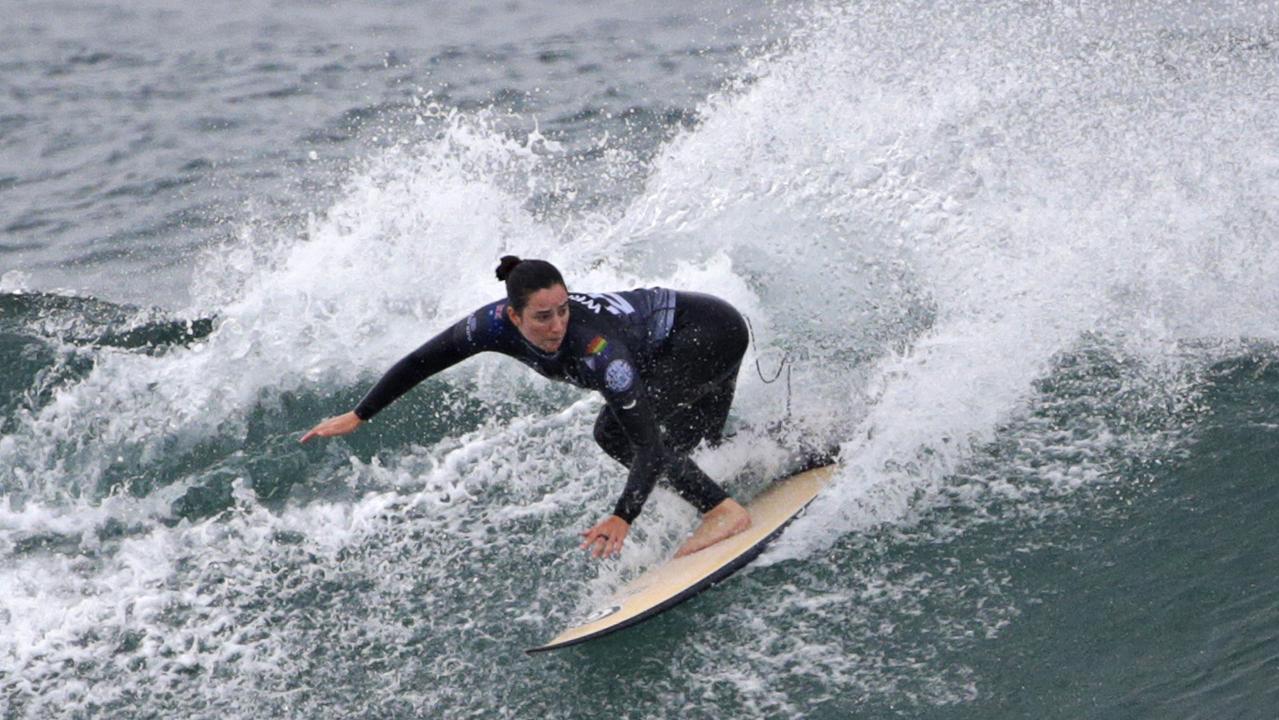 Australian pro surfer Tyler Wright would love to match her brother with a medal. Picture: Adam Yip