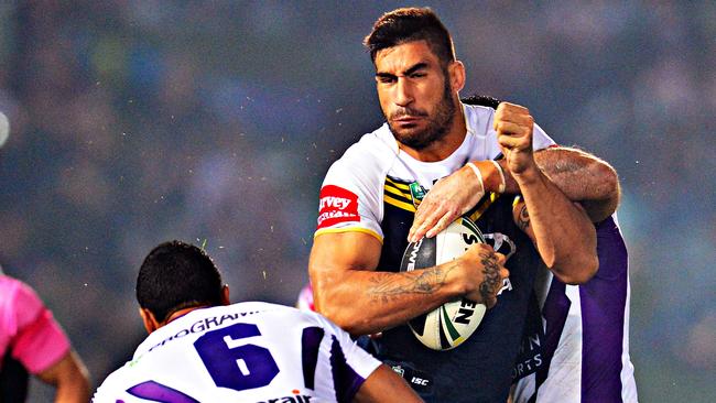 James Tamou has been a willing partner of Matt Scott in the front row.