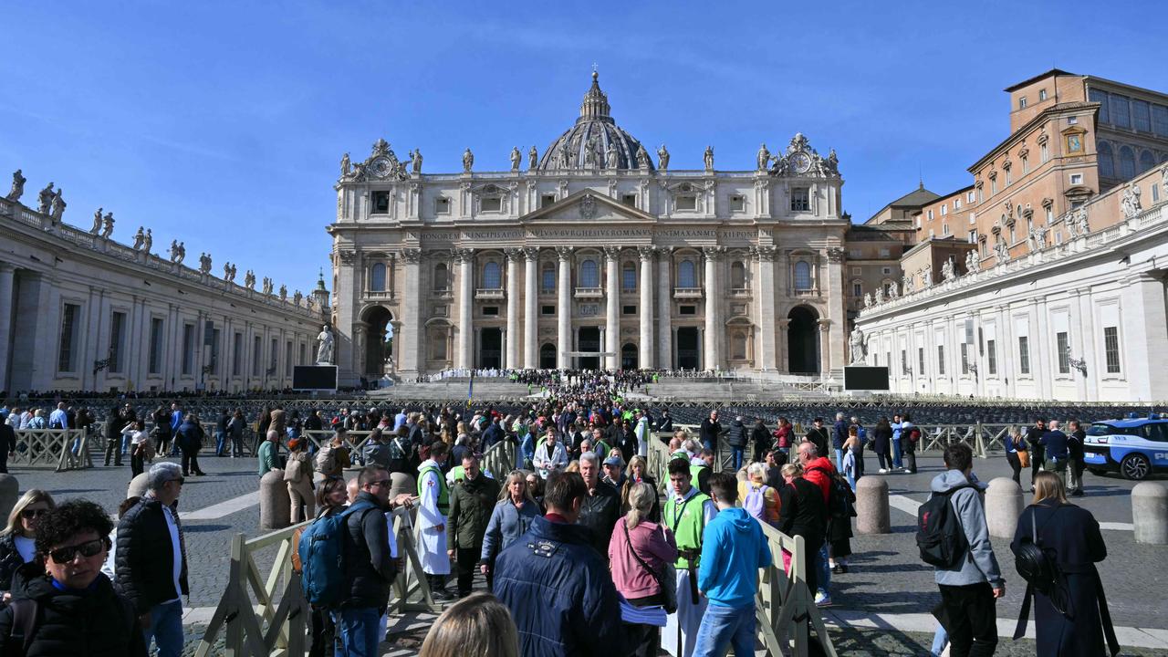 Pope Francis is in hospital with pneumonia. Picture:/ AFP.