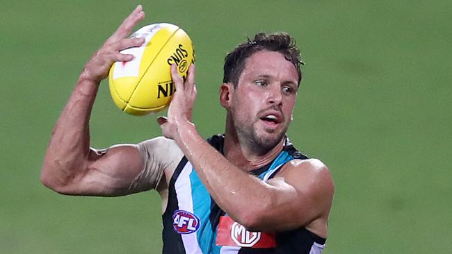 Boak in action against Gold Coast in Round 1. Picture: Jono Searle/AFL Photos/Getty Images