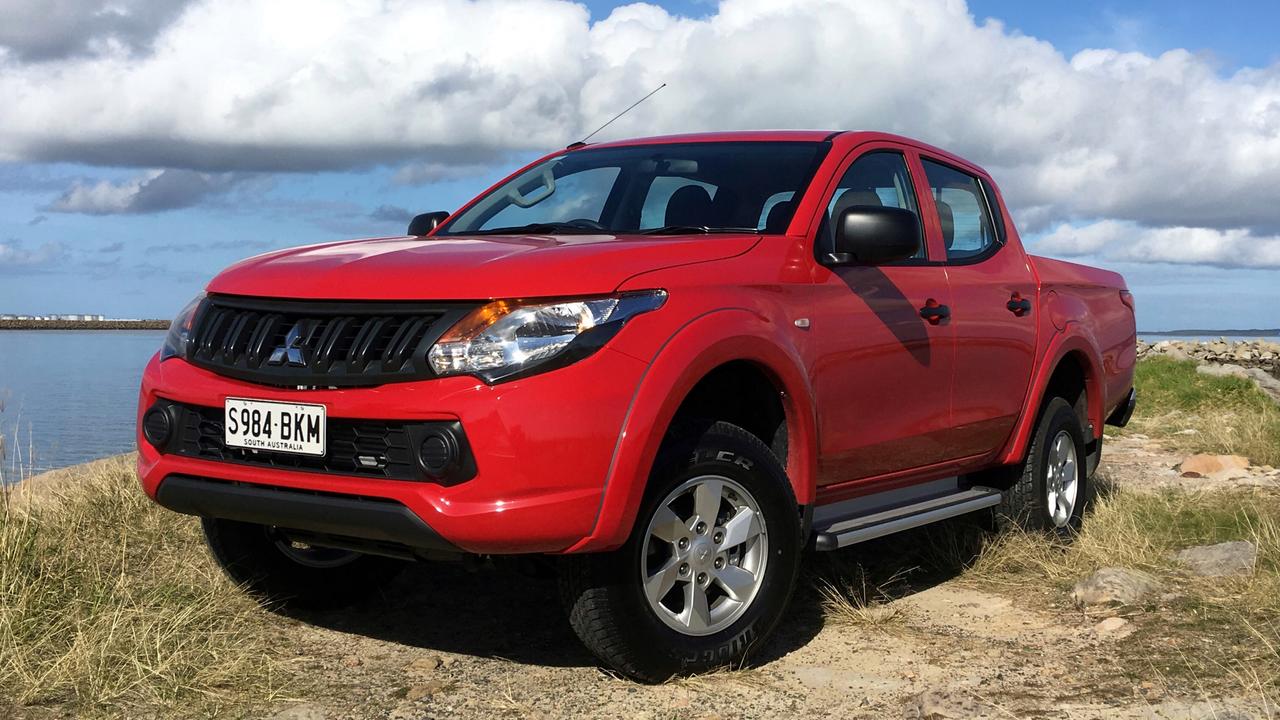 The Mitsubishi Triton GLX+ has been heavily discounted for the past few years, making it hard for cut-price Chinese utes to get a foothold. Picture: Joshua Dowling.