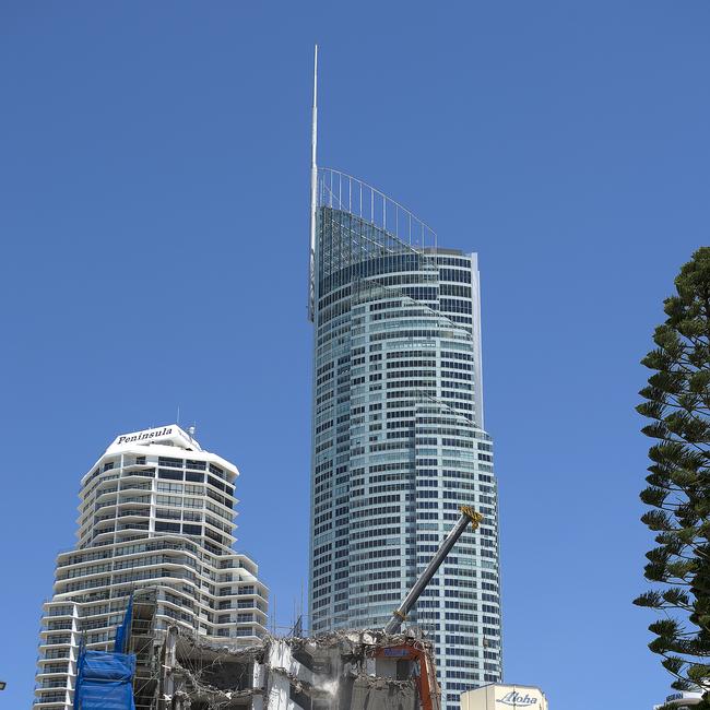 The first highrise to be built on the Gold Coast beachfront, the Iluka Beach Resort.
