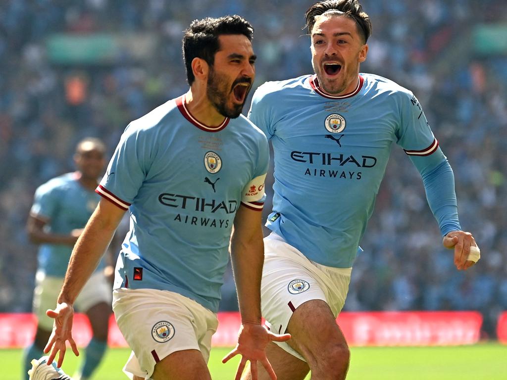 Ilkay Gundogan was unstoppable. Photo by Glyn KIRK / AFP