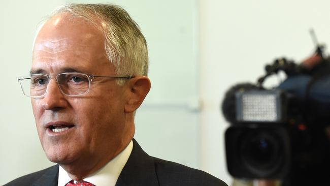 Prime Minister Malcolm Turnbull at a press conference at Parliament House in Canberra on Friday, Feb. 5, 2016. (AAP Image/Mick Tsikas) NO ARCHIVING