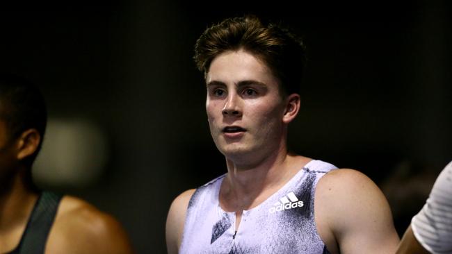 Queensland Track Classic athletics meet - Men's 100 metre's Rohan Browning from Australia, Brisbane Saturday 23th March 2019 Picture AAP/David Clark