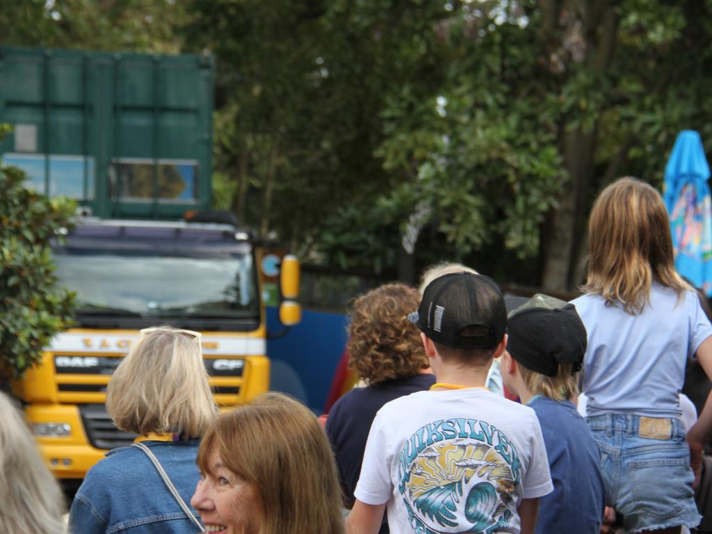 It was a bittersweet farewell for kids and parents visiting the zoo on their final day of school holidays on Tuesday. Some families have been visiting Taronga’s elephants for generations. Picture: supplied