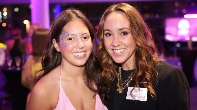 Sophia Rizzo and Megan Rizzo at the launch party for the Gold Coast Bulletin Women of the Year Awards at the Gold Coast Convention and Exhibition Centre. Picture: Portia Large.