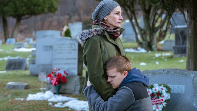 Julia Roberts and Lucas Hedges Ben Is Back.