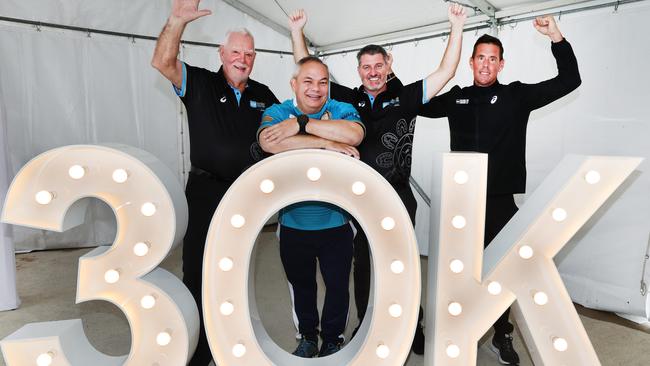 Events Management Queensland CEO Ben Mannion celebrates 30 000 competitors at this years Gold Coast Marathon. Picture Glenn Hampson