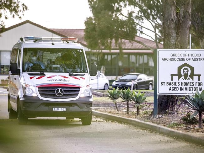 St Basil’s Homes for the Aged in Fawkner. Picture: NCA NewsWire / Sarah Matray