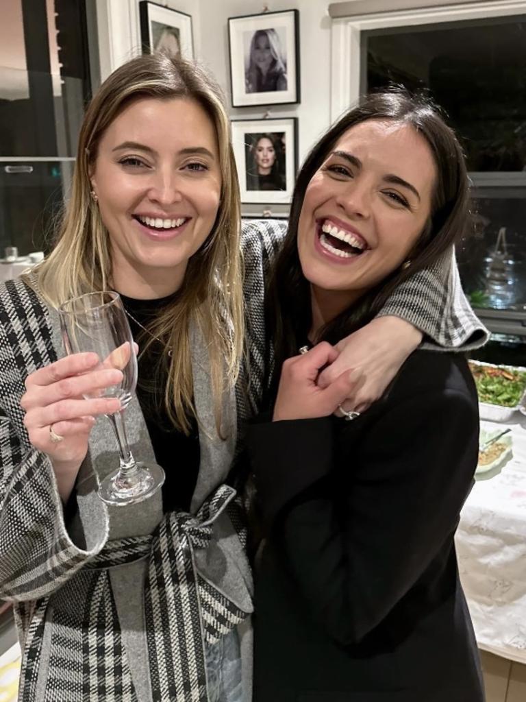 Sisters Holly (left) and Olympia Valance last year.