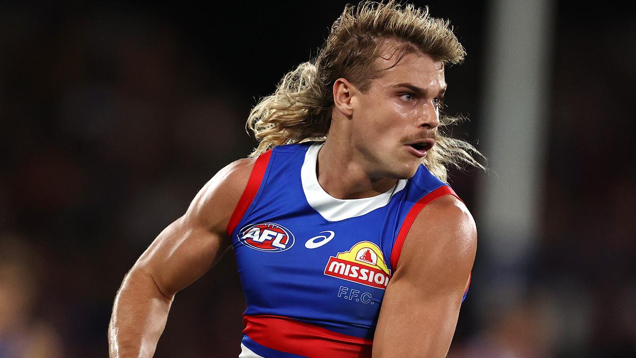 Bailey Smith’s role is unclear at the Western Bulldogs. Picture: Michael Klein