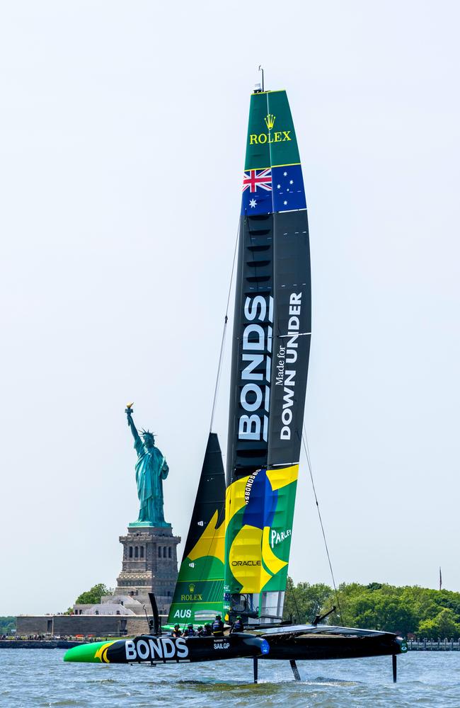 Award-winning actors Hugh Jackman and Ryan Reynolds join forces with Australia’s successful SailGP team