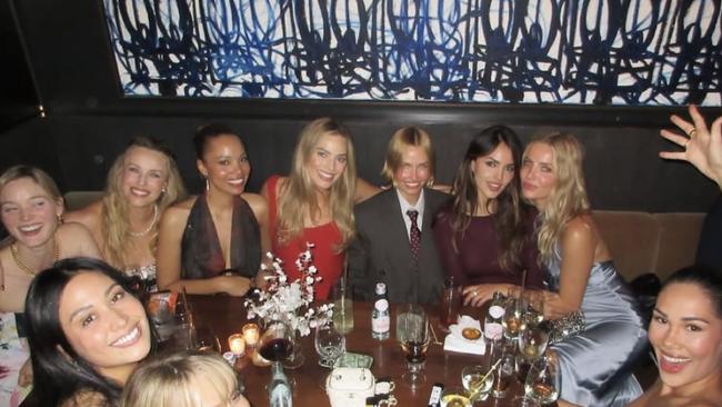 Phoebe Tonkin and her glamorous guests. Picture: Instagram