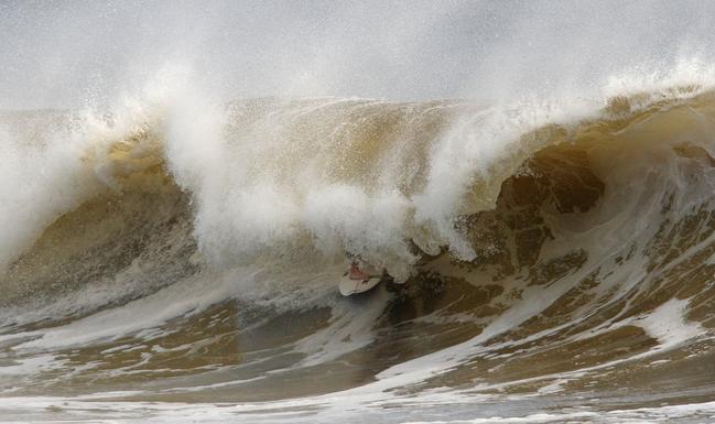 Alexandra Headland gets good lefts and rights for longboarders and shortbaorders alike. Picture: Nicholas Falconer