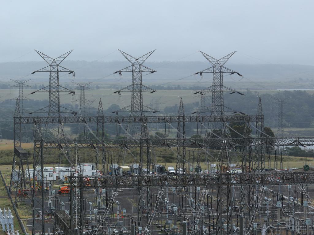 The electricity grid at Liddell Power Station which was closed last year. Picture: Britta Campion / The Australian