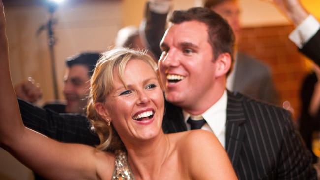 Jessie Singleton, daughter of Belinda Green and John Singleton, and her fiance Richard Black celebrating their engagement in the secret wine cave of the Hotel de Paris in Monte Carlo.