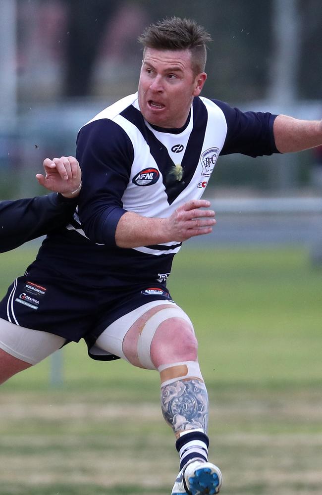 Gary Moorcroft kicked four goals in Bundoora’s win over Greensborough.