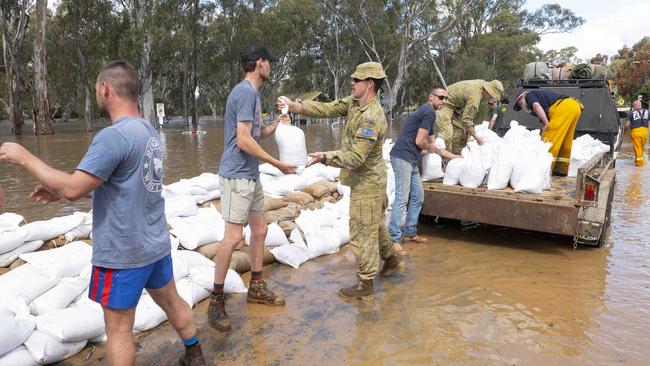 Much of Victoria’s northern and central communities were battered by floodwaters earlier this year. Picture: Rob Leeson