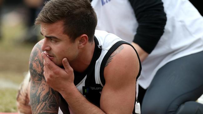 Ben Kennedy looks on from the sidelines during his time at Montmorency.