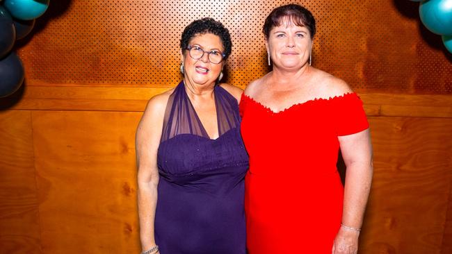 Showgirl Co-ordinator Francoise Gregory (left) and Gympie Show Society President Deb Brown (right) 2022 Gympie Show Ball. Photo: Contributed