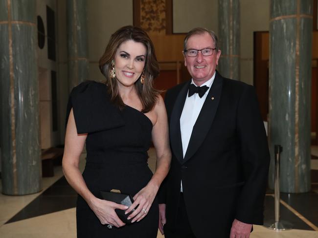 Peta Credlin and her husband, Brian Loughnane. Picture: Gary Ramage