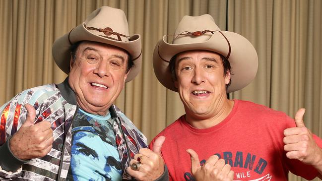 Molly Meldrum and Samuel Johnson. Picture: Andrew Tauber