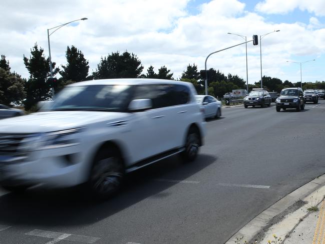 The junction of Melaluka Road and Portarlington Road. Two males were taken to hospital after road rage incidents in Leopold. Picture: Alan Barber