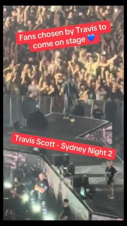 10-year-old Darwin kid chosen to join Travis Scott on stage