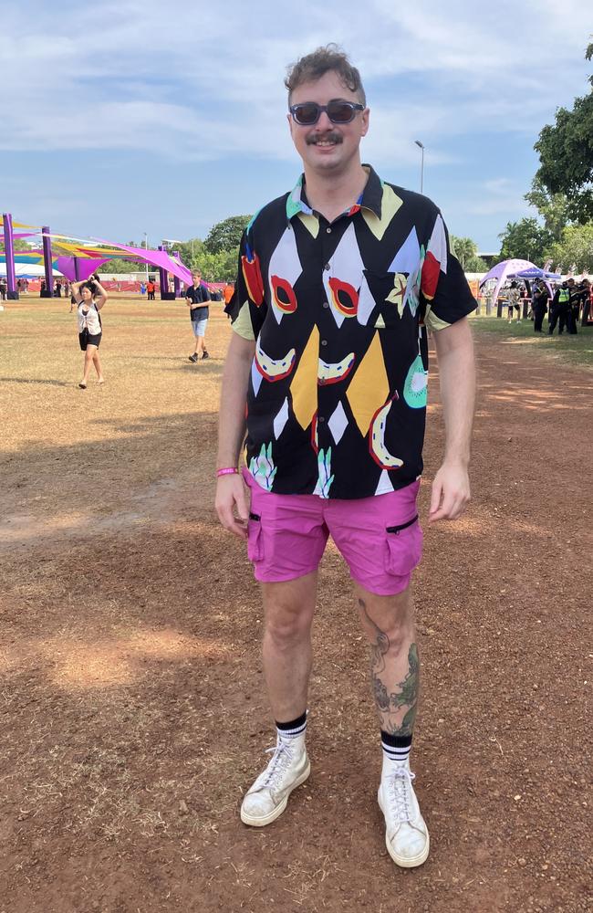 POLL: Rory Mackay from Darwin at BASSINTHEGRASS 2025 on May 17 at Mindil Beach.