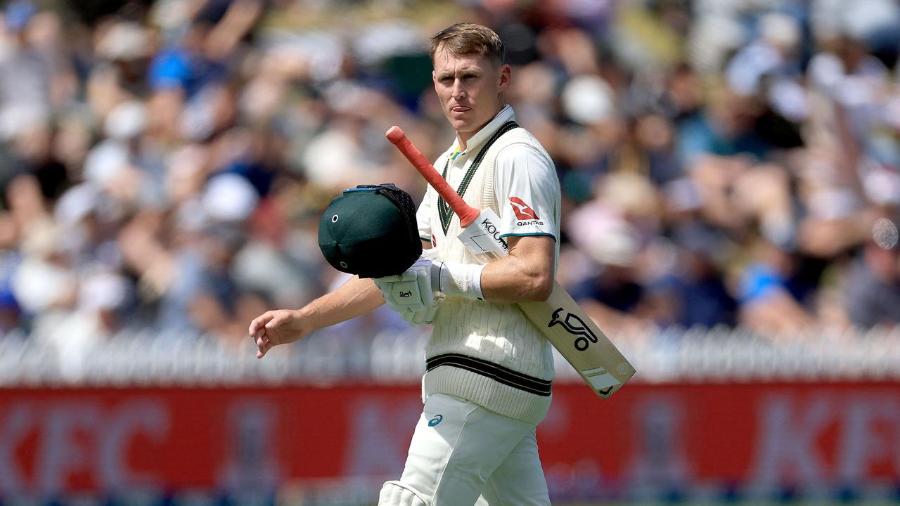 Australia's Marnus Labuschagne is in a serious form slump. (Photo by Marty MELVILLE / AFP)