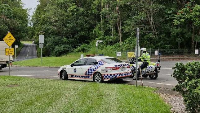 Yandina State School was in lockdown after police searched man who did a runner from a traffic incident on Ninderry Rd. Picture: Sam Flanagan