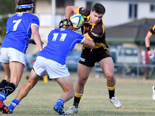 Padua College player Mitch RogersAIC First XV rugby between Padua College and St Edmund's CollegeSaturday May 13, 2023. Picture, John Gass