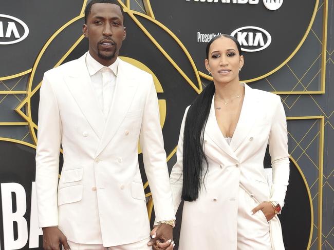 NBA player Kentavious Caldwell-Pope and his wife McKenzie Caldwell-Pope.