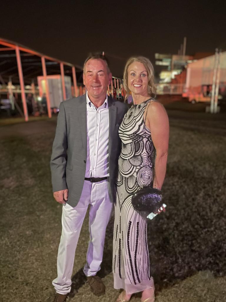 Neil Dyer and Darlene Gedey enjoy the 2022 Darwin Cup Gala Ball. Picture: NT News.