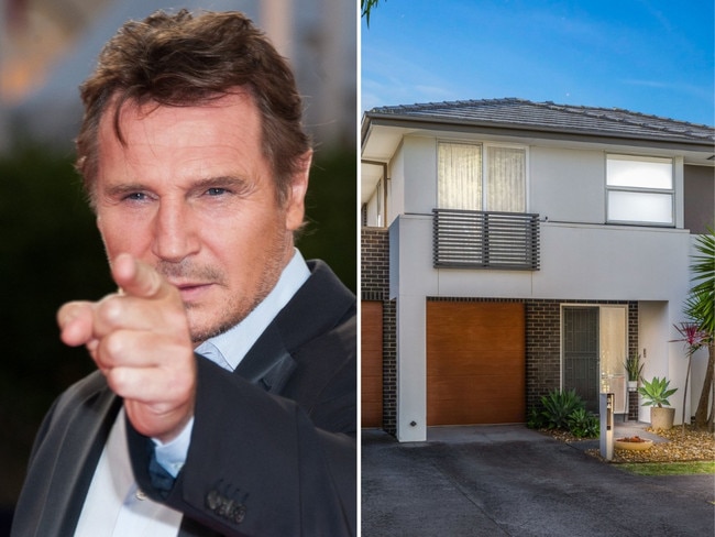 Liam Neeson art work for new melb home