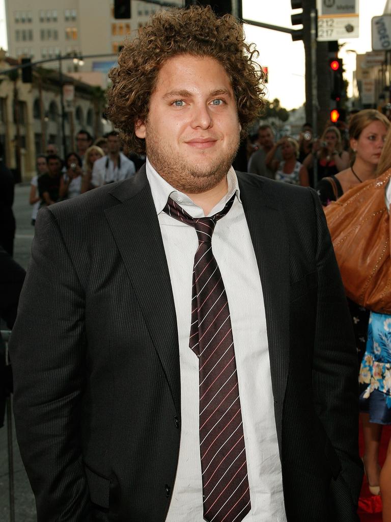 Jonah Hill at the premiere of Superbad in LA in 2007. Picture: Vince Bucci/Getty Images