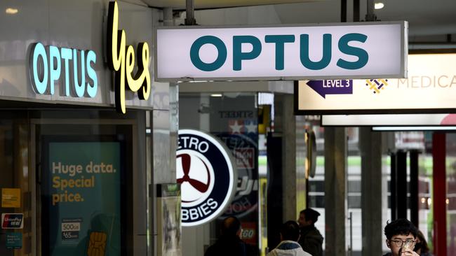 The data of up to nine million Optus customers has been compromised in a massive cyber attack. Picture: NCA NewsWire / Andrew Henshaw